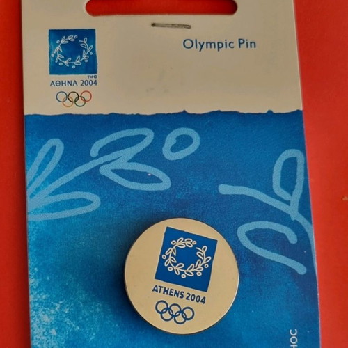 Olympic lapel pins used, set of 8, Athens 2004