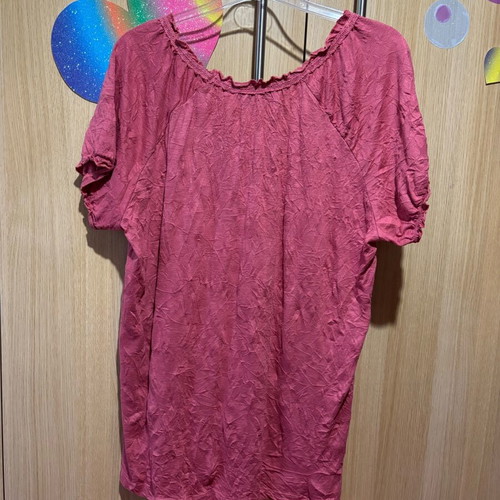 Oversized crinkled blouse used, size M