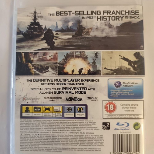 Call of Duty Modern Warfare 3 PS3 game like new
