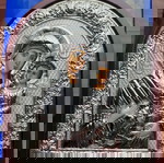  Ιδανική ΓΙΑ ΔΩΡΟ Ασημένια εικόνα της Παναγίας Γιάτρισσας