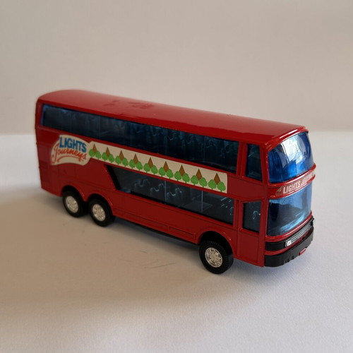 Sunnyside Double Decker Lights Journeys vintage toy used