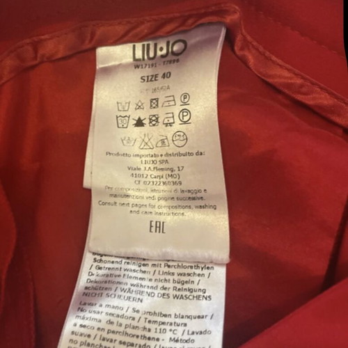 Liu Jo pants new, red, size S