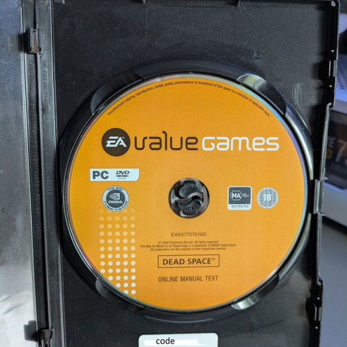 Dead Space PC game like new