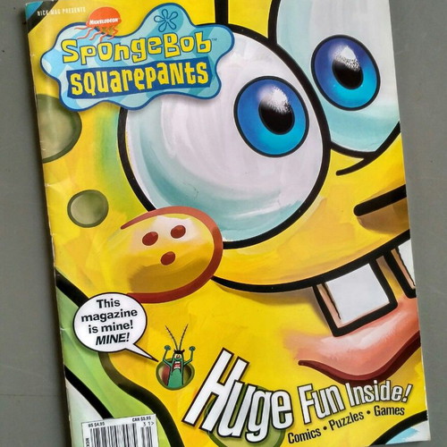 SpongeBob SquarePants comic magazine used, April 2007, English