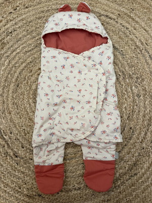 Cam Cam Copenhagen Bear Swaddle Baby Sleeping Bag new, organic cotton