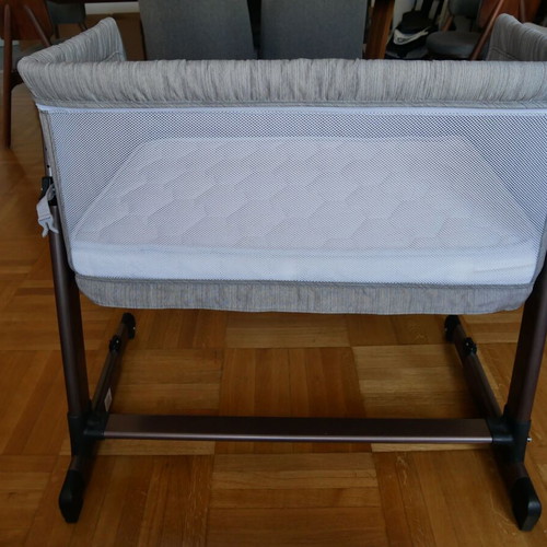 Bebe Stars Side to Side Plus 2in1 Baby Cot with Coconut Mattress like new