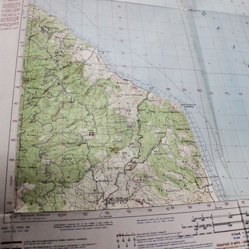 Karitsa Map used, Greek Army Geographic Service 1969