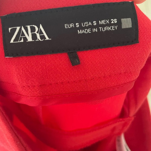 Zara women's pants like new, size S, red