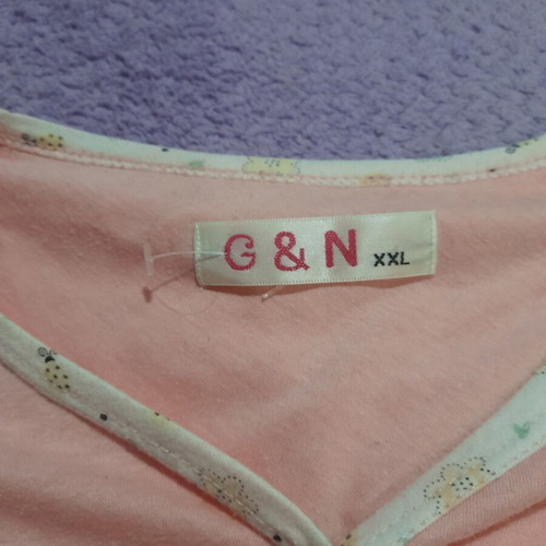 Short-sleeve pajama top new, size XXL