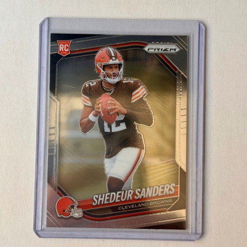 2025 Panini Prizm Shadeur Sanders Prizm (RC) Base #302 Cleveland Browns new