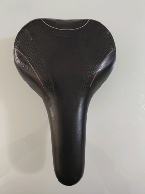 Bicycle saddle used with slight wear