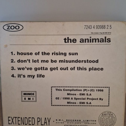 The Animals House of the Rising Sun CD like new, rock