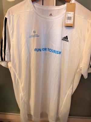 Adidas Run For Tourism Greece dry-fit T-shirt XL new, white