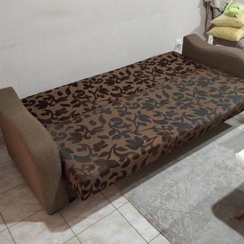 Two sofas with storage space like new