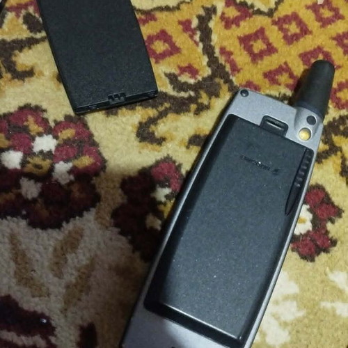 Ericsson R380s smartphone used with accessories and second battery