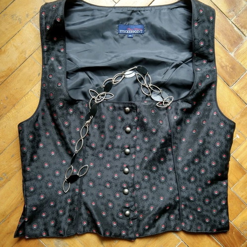 Stockerpoint bustier, Gina Tricot leggings and metal belt set like new