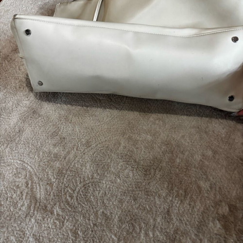 Calvin Klein handbag used, beige with wear on handles