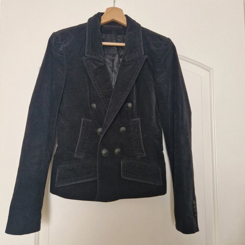 Drykorn for beautiful people jacket used, small, dark brown-black