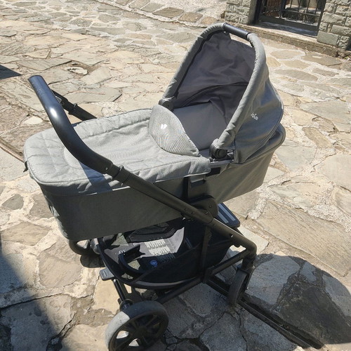 Joie Chrome Baby Stroller Three-in-One Like New