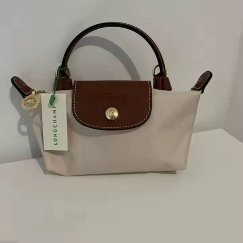 Longchamp bag mini size beige new