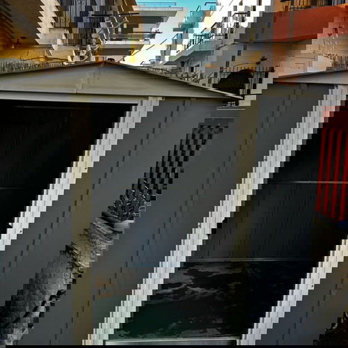 Metal storage shed ideal for outdoor space, spacious