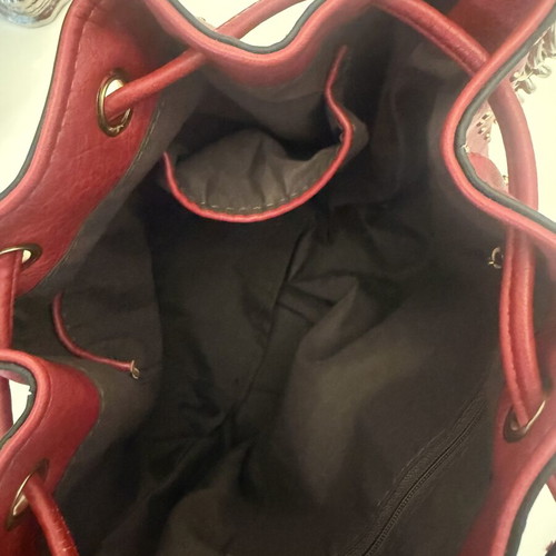 Blumarine Blugirl Red Drawstring Bag like new