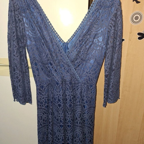 Mini lace dress blue like new