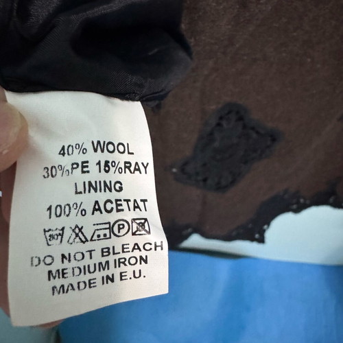 Manolo mini dress used, brown with lace details, size S