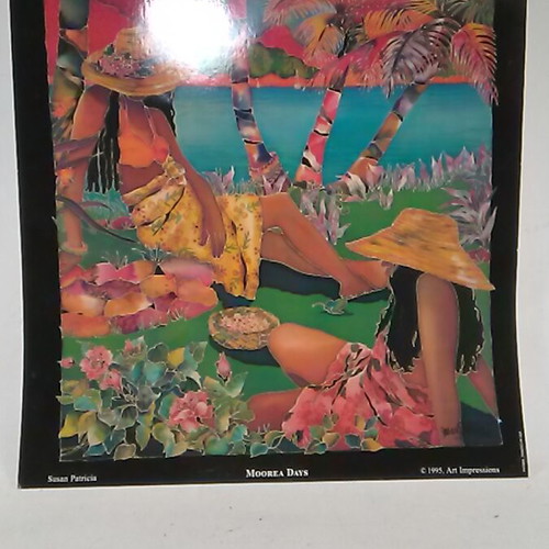 Πόστερ Moorea Days της Susan Patricia 1995 μεταχειρισμένο