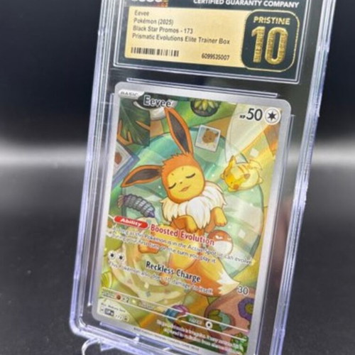 Eevee #173 Prismatic Evolutions CGC Pristine 10 Pokemon card