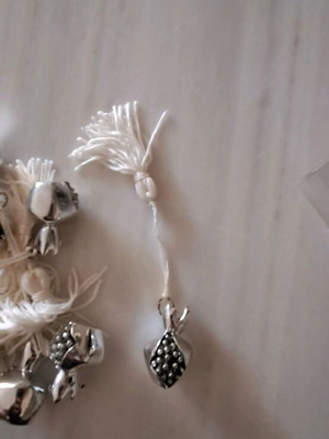 Small decorative pomegranate charm new with tassel