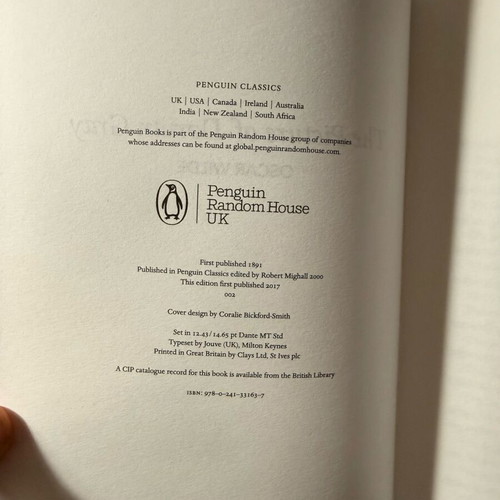 Penguin Deluxe Leatherbound The Picture of Dorian Gray by Oscar Wilde