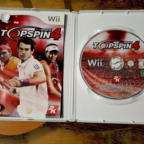 Top Spin 4 Wii like new, sports game