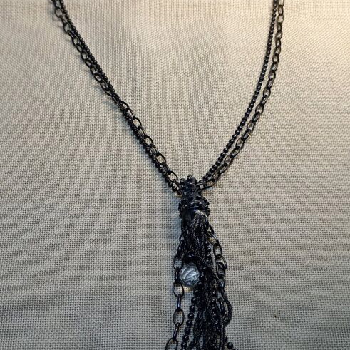 Oxette silver 925 necklace used with crystals