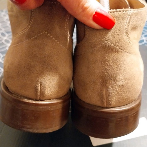 N.O.D. men's boots genuine suede like new, size 43