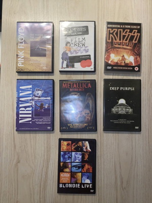 Πακέτο 7 μουσικά DVD ροκ