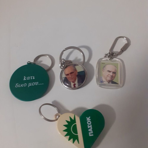 PASOK keychains set