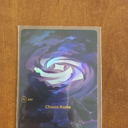 Riftbound Chaos Rune and Mind Rune cards, alternate art