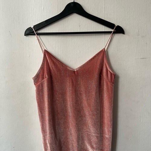 Glitter top like new, size S-M, pink