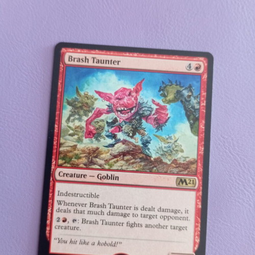 Brash Taunter Magic The Gathering card like new