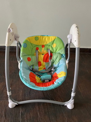 Fischer Price Relax baby seat used with swing and music