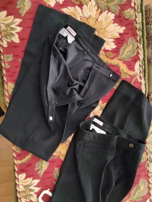 Max&Co Two Black Pants Size S Like New