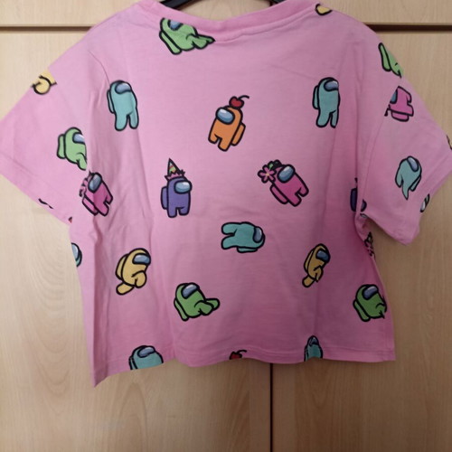 Among Us T-Shirt Zara size 140 cm like new, multicolor