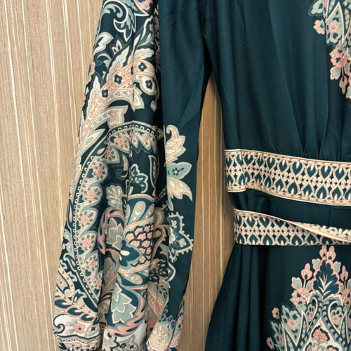 Boho dress like new, multicolor, size XS