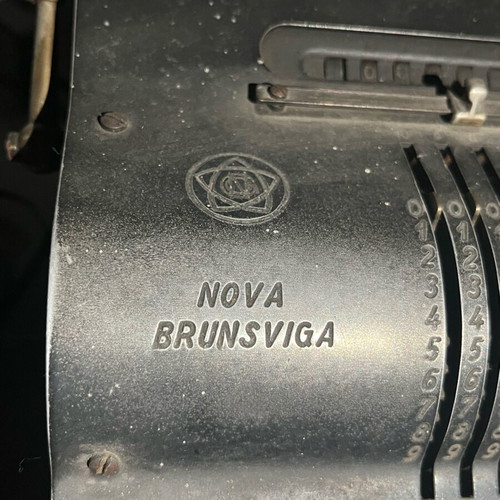 Nova Brunsviga calculator used, German collectible