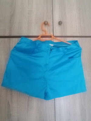 Shorts with satin finish used, size S