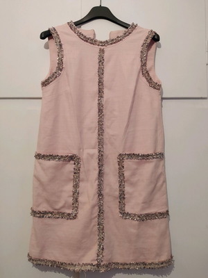 Sleeveless dress/blouse dress new, pink, size M