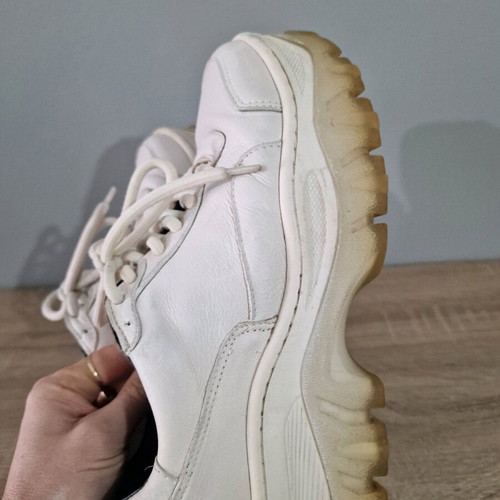 Bronx leather sneakers used, size 38, white