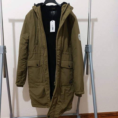 Wesc men's parka jacket new green size M