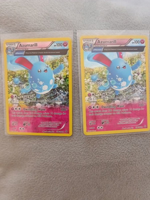 Azumarill XY Primal Clash Pokémon Card like new